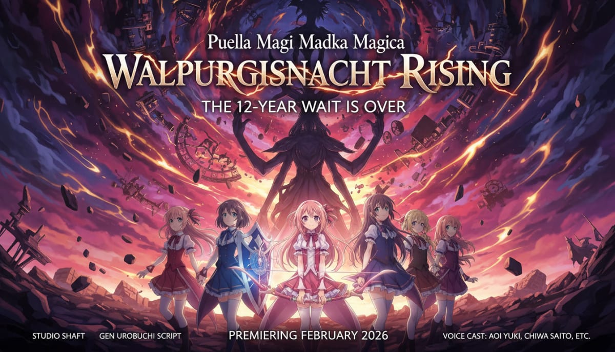Puella Magi Madoka Magica: Walpurgisnacht Rising – Release Date, Trailers & 12-Year Wait Finally Over (February 2026)