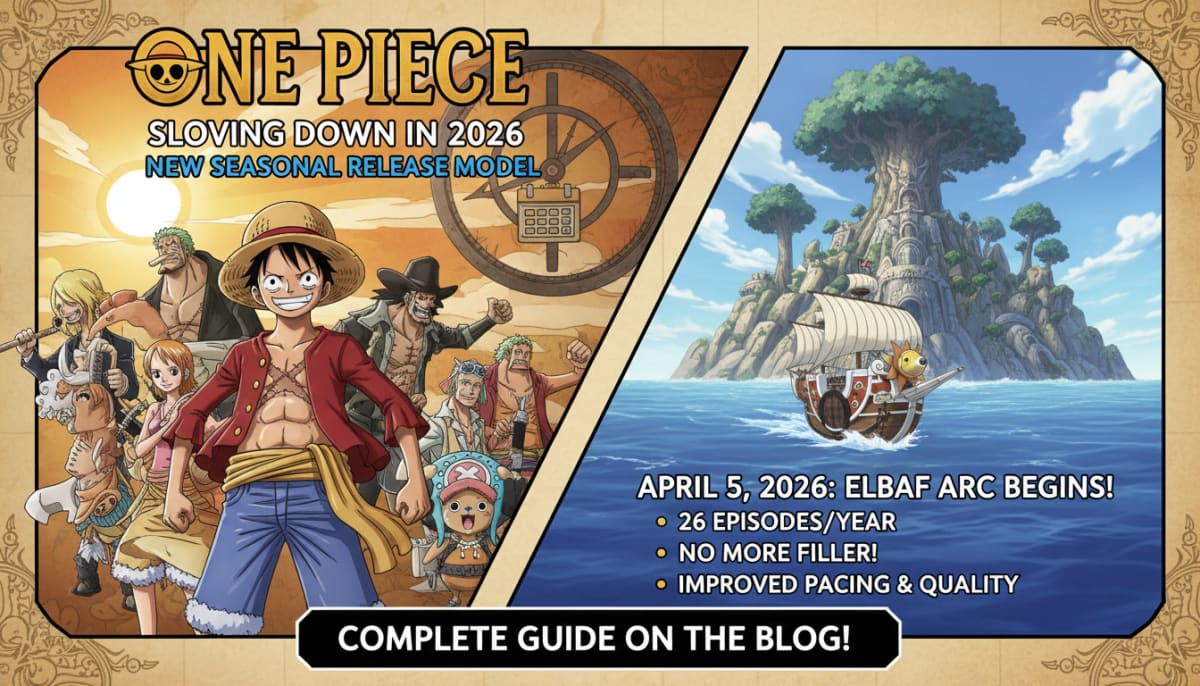 One Piece "Slowing Down" in 2026: Understanding the New Seasonal Release Model and Its Impact on Filler