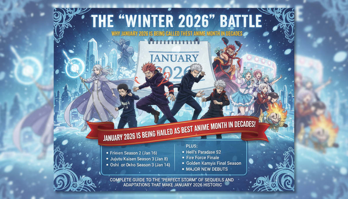 The "Winter 2026" Battle: Why January 2026 is being called the best anime month in decades