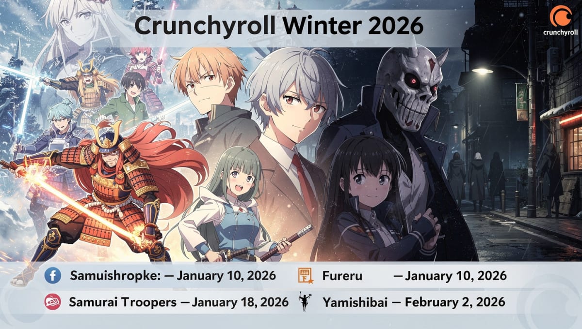Crunchyroll Adds Yoroi-Shinden Samurai Troopers, The Case Book of Arne, Fureru., More Anime