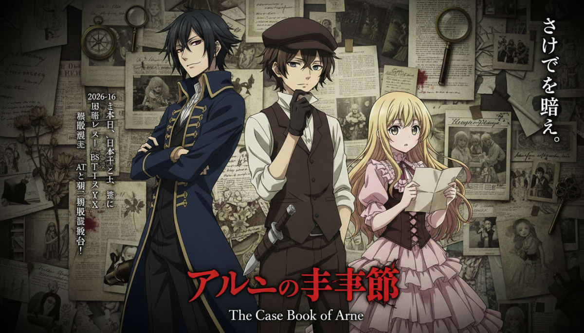 The Case Book of Arne Anime Posts New Video, Visual