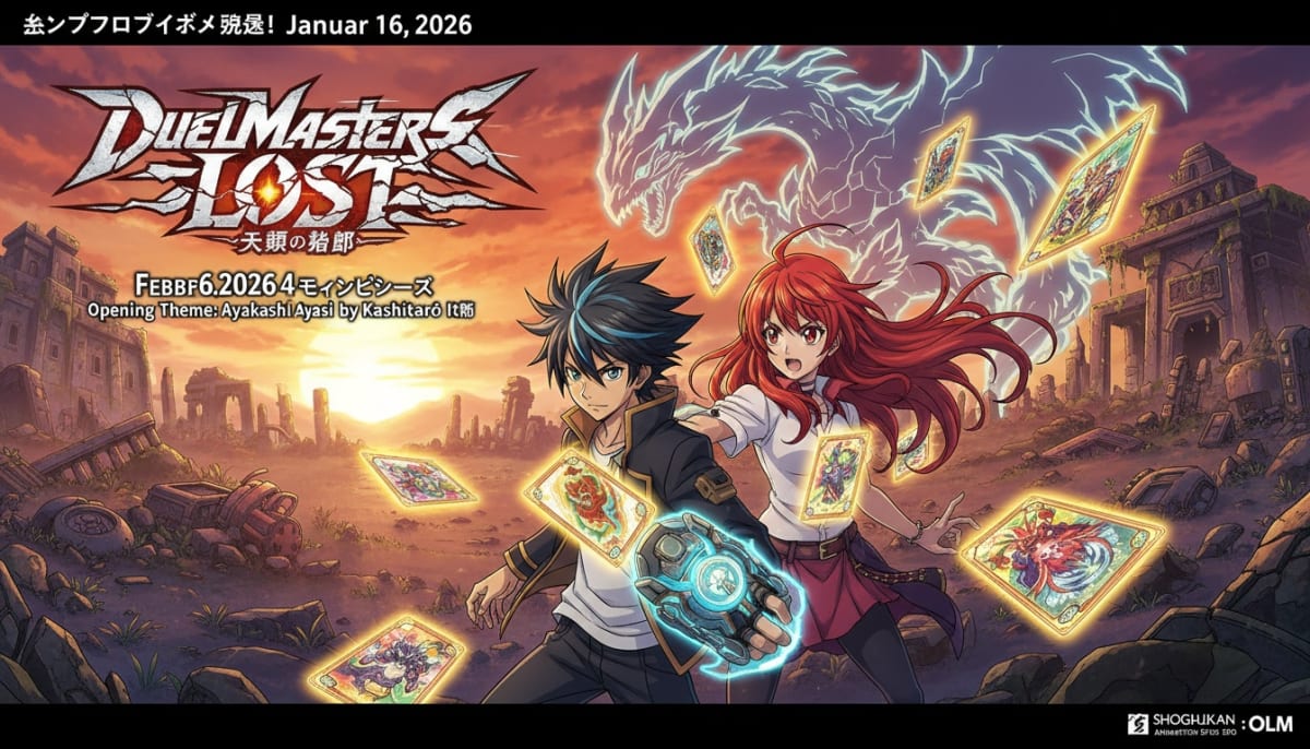 Duel Masters LOST ~Bōkyaku no Taiyō~ Net Anime Reveals Opening Theme in Main Promo Video