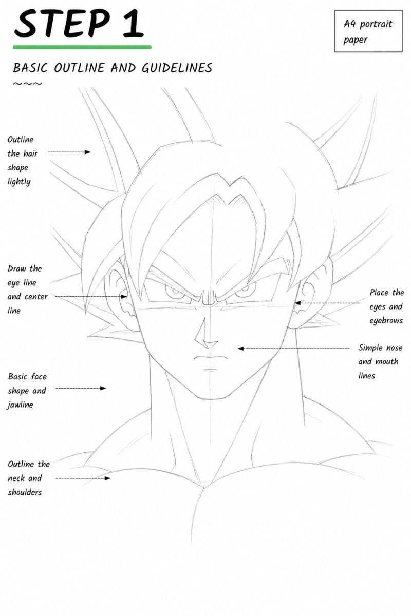 Step 1: Draw the Construction Guidelines