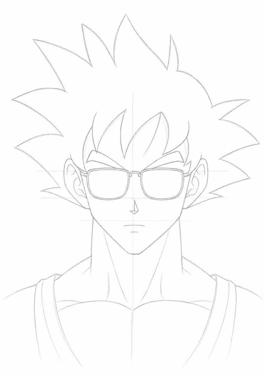 Step 2: Refine the Hair, Sunglasses, Face, and Upper Body