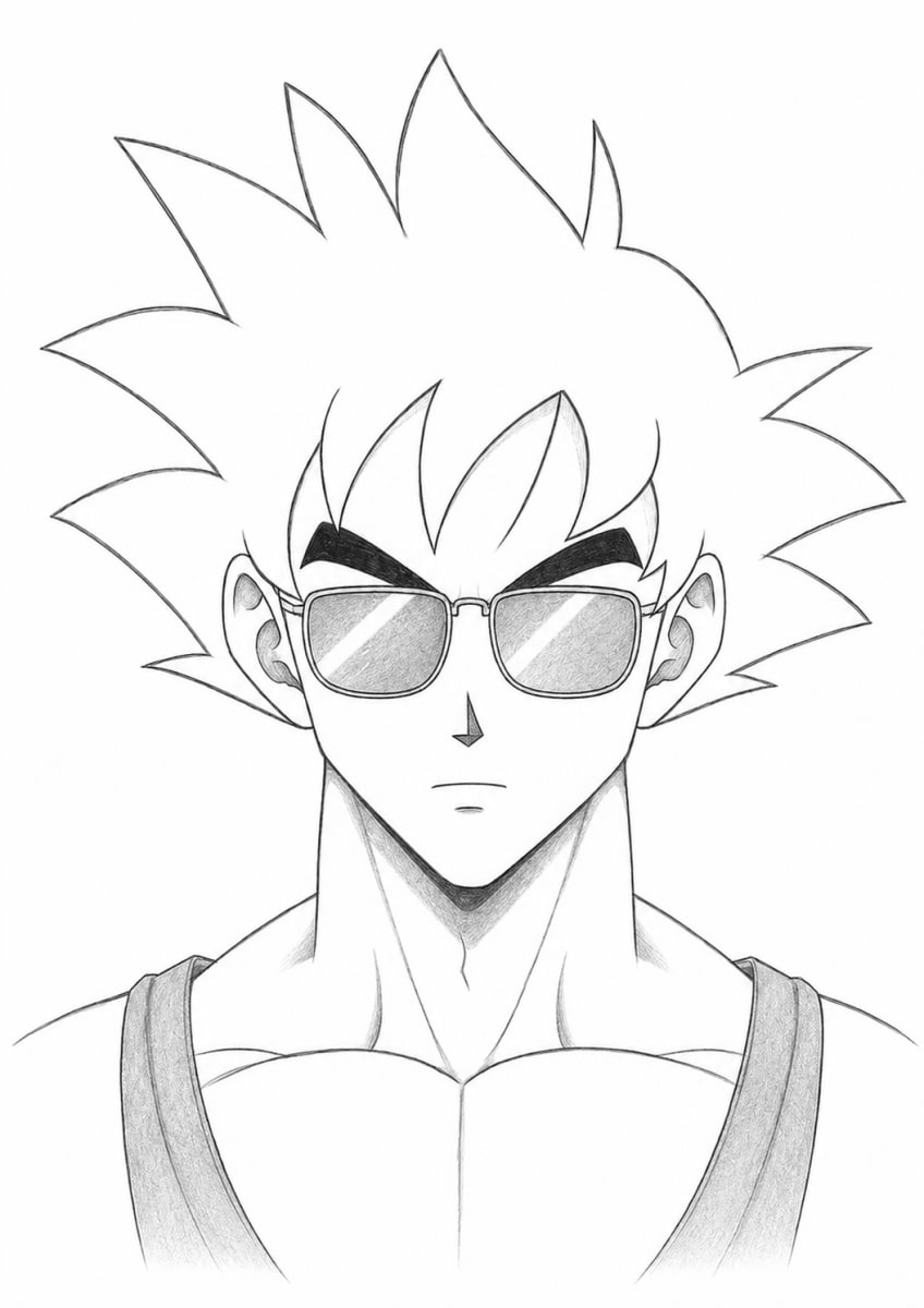 Step 3: Strengthen the Line Art and Add the First Shadows