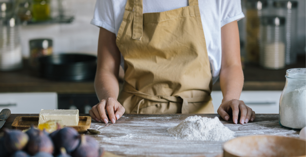 Person baking