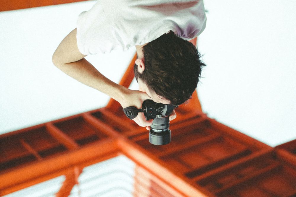 photographer taking image of scenery