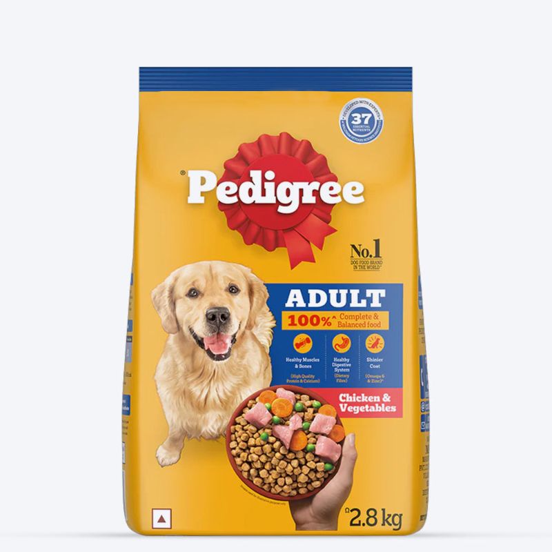 Peigree Dog Dry Food Adult - Chicken & Vegetables