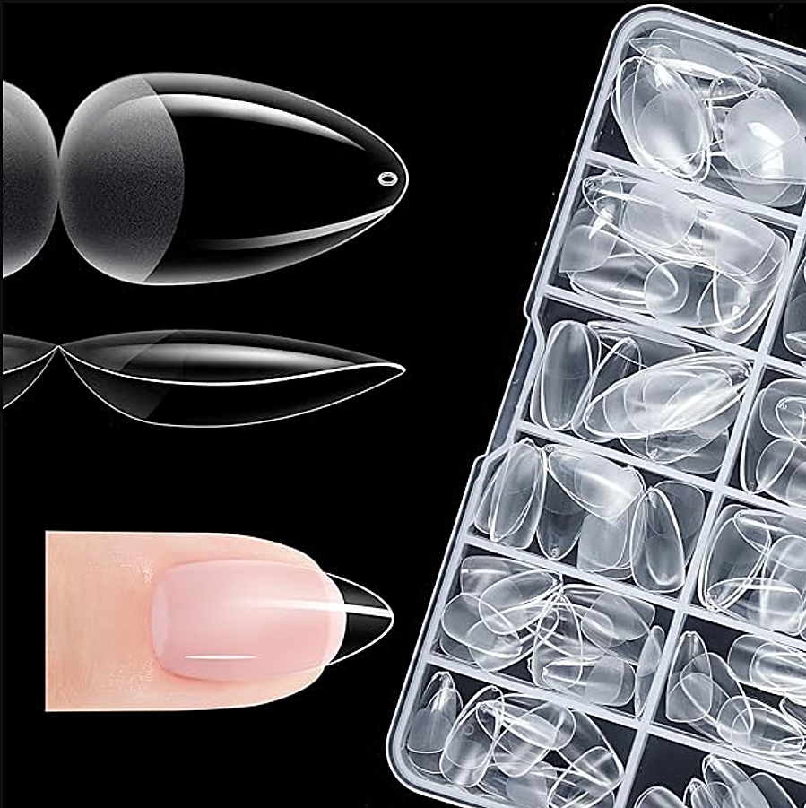 Natural Nail Tips - Half Cover (500 pcs) | Press-On Nails India | NailMart