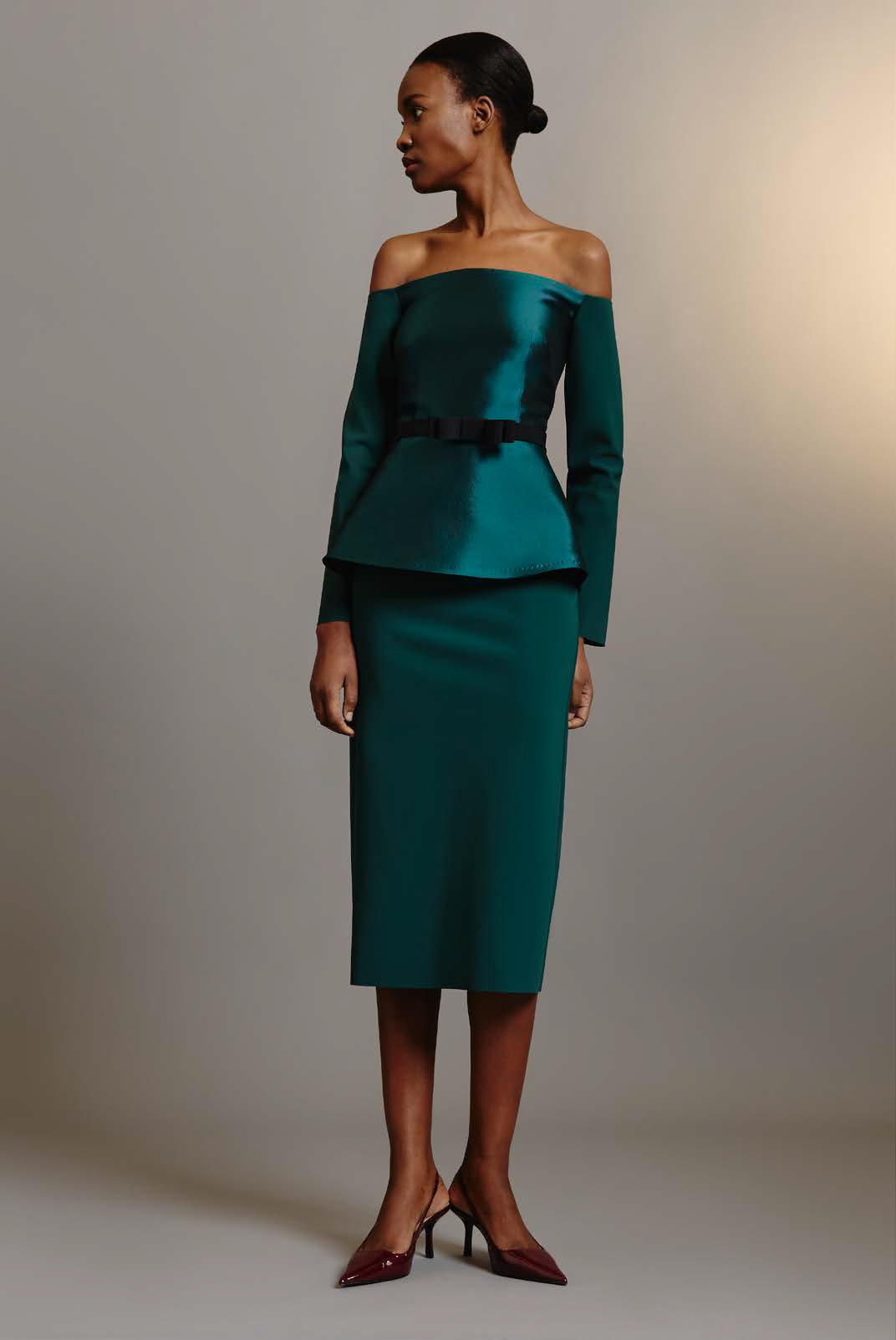 greta constantine green dress Fall 2025 mario brothers