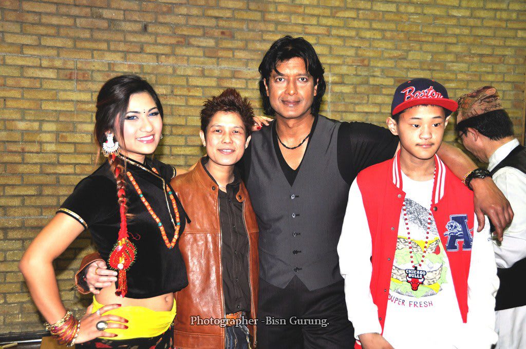 Rajesh Hamal in UK New Year 2070 3