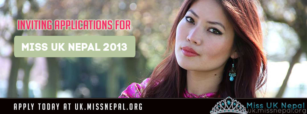 Applications Open for Miss UK Nepal 2013