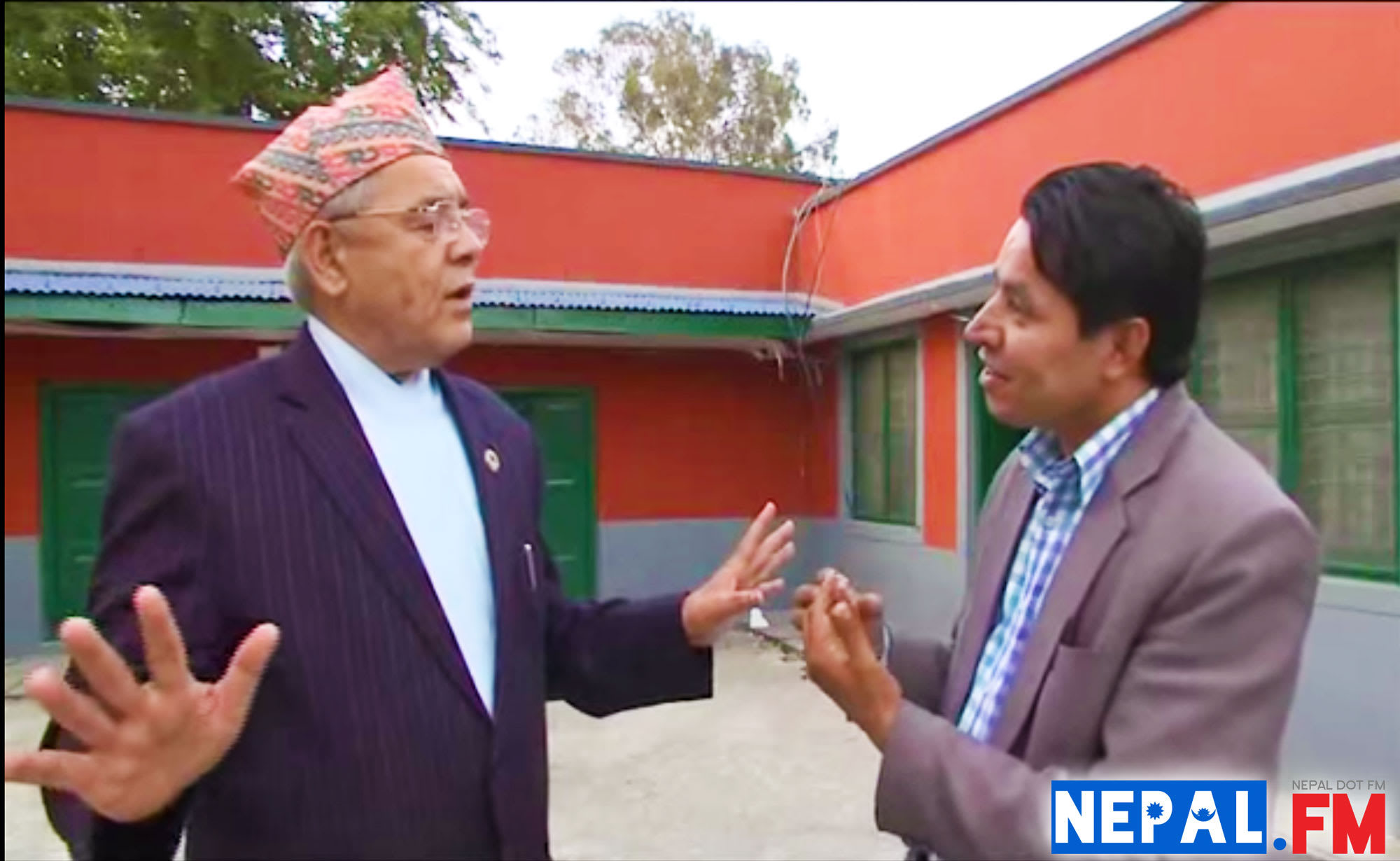 Bamdev-Gautam-with-Rishi-Dhamala-interview-Nepal-Prime-Minister
