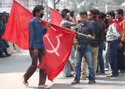 Nepal Bandh by Mohan Baidya Maoist 3