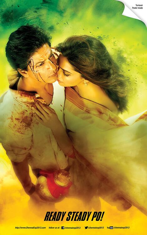 Shahrukh Khan and Deepika Padukone Poster Chennai Express