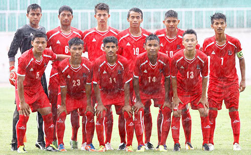 Nepal Team for Saff under 16 2013