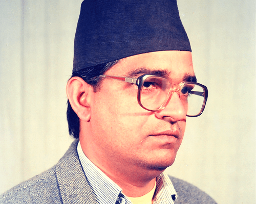 Madan Bhandari portrait