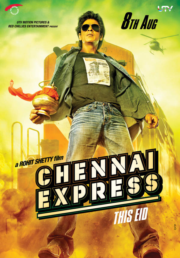 Chennai Express Shahrukh Khan Movie Poster