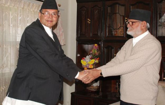 Jhalanath Khanal and Sushil Koirala Nepal