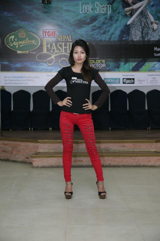 Priya Rani Lama at TGIF Nepal Fashion Week