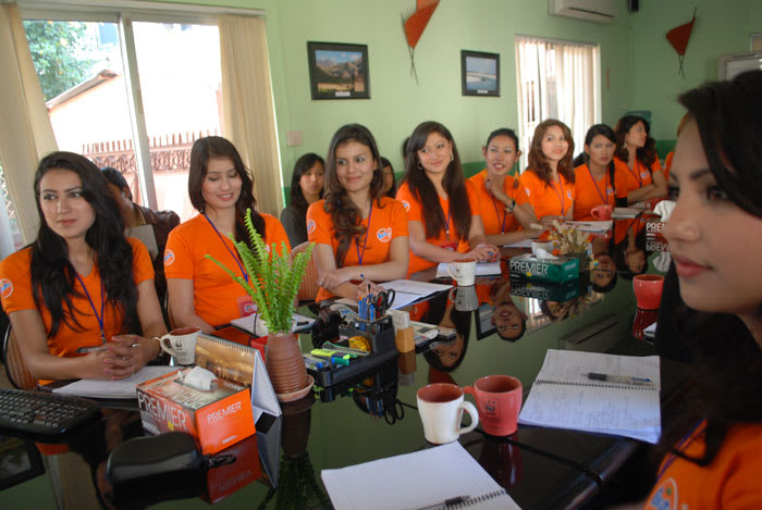 Miss Nepal 2013 Contestants WWF Visit 4