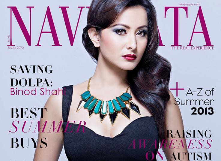 Namrata Shrestha on Navyaata Magazine NepalFM