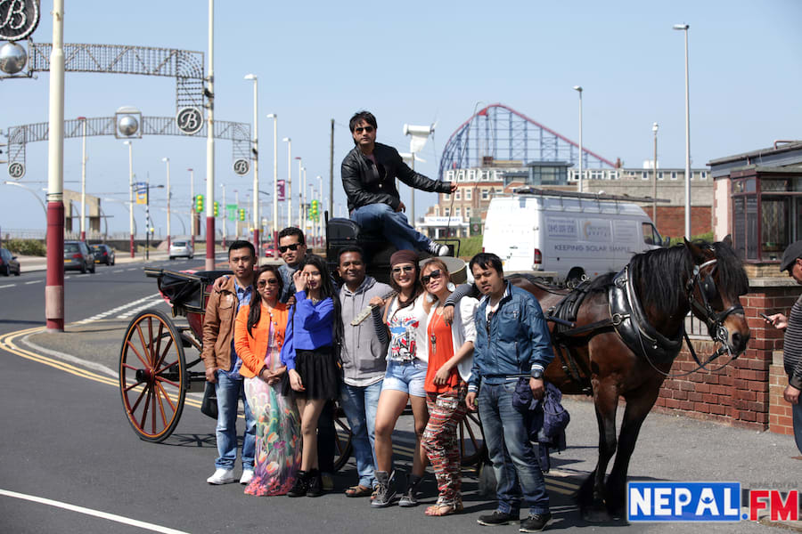 Movie Shooting Team of Aadhi Bato in UK