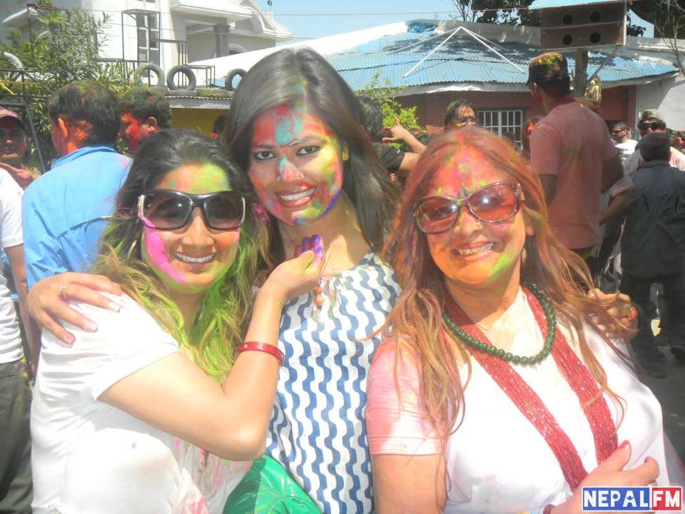 Karishma Manandhar Holi Party 2013 7