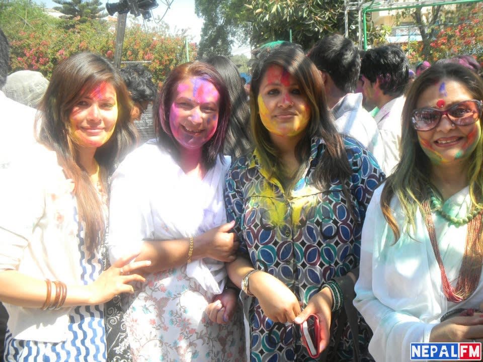 Karishma Manandhar Holi Party 2013 1