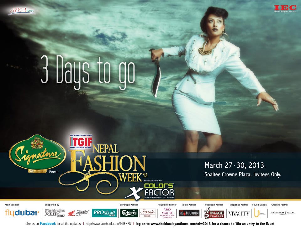 Sahana Bajaracharya featured at TGIF Fashion Week Nepal 2013