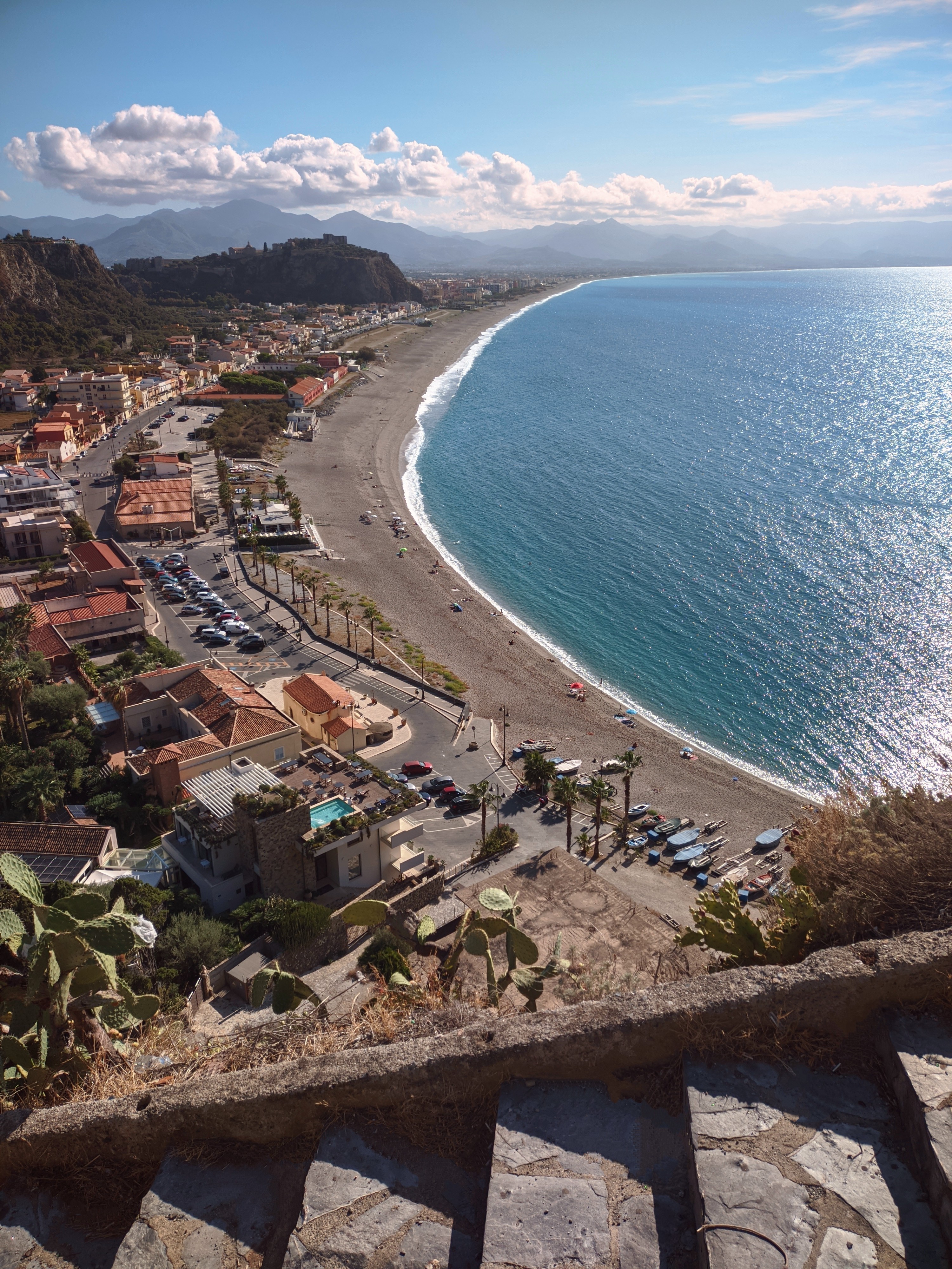 View from the trek to Capo Milazzo
