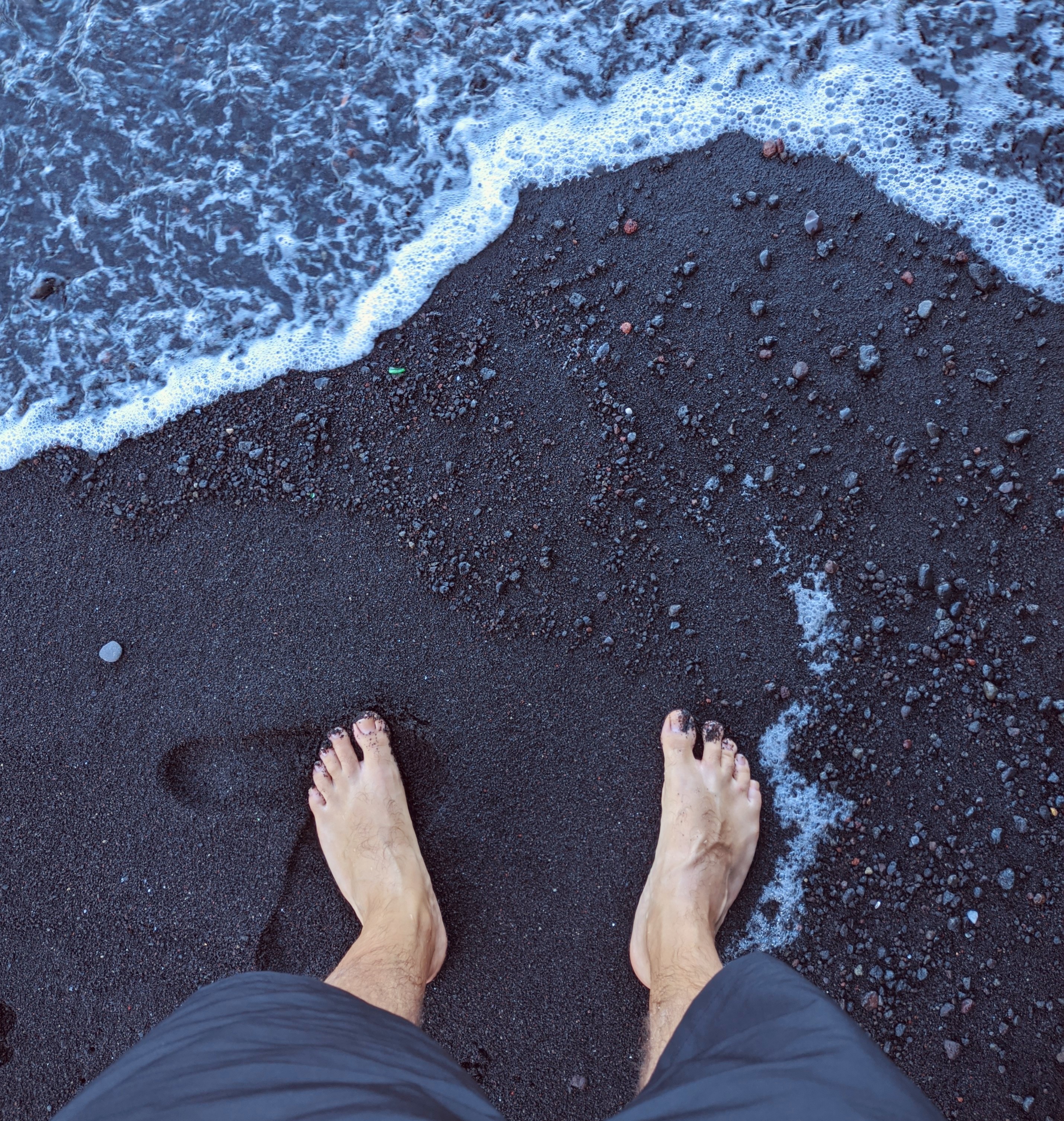 Stromboli volcano erupting