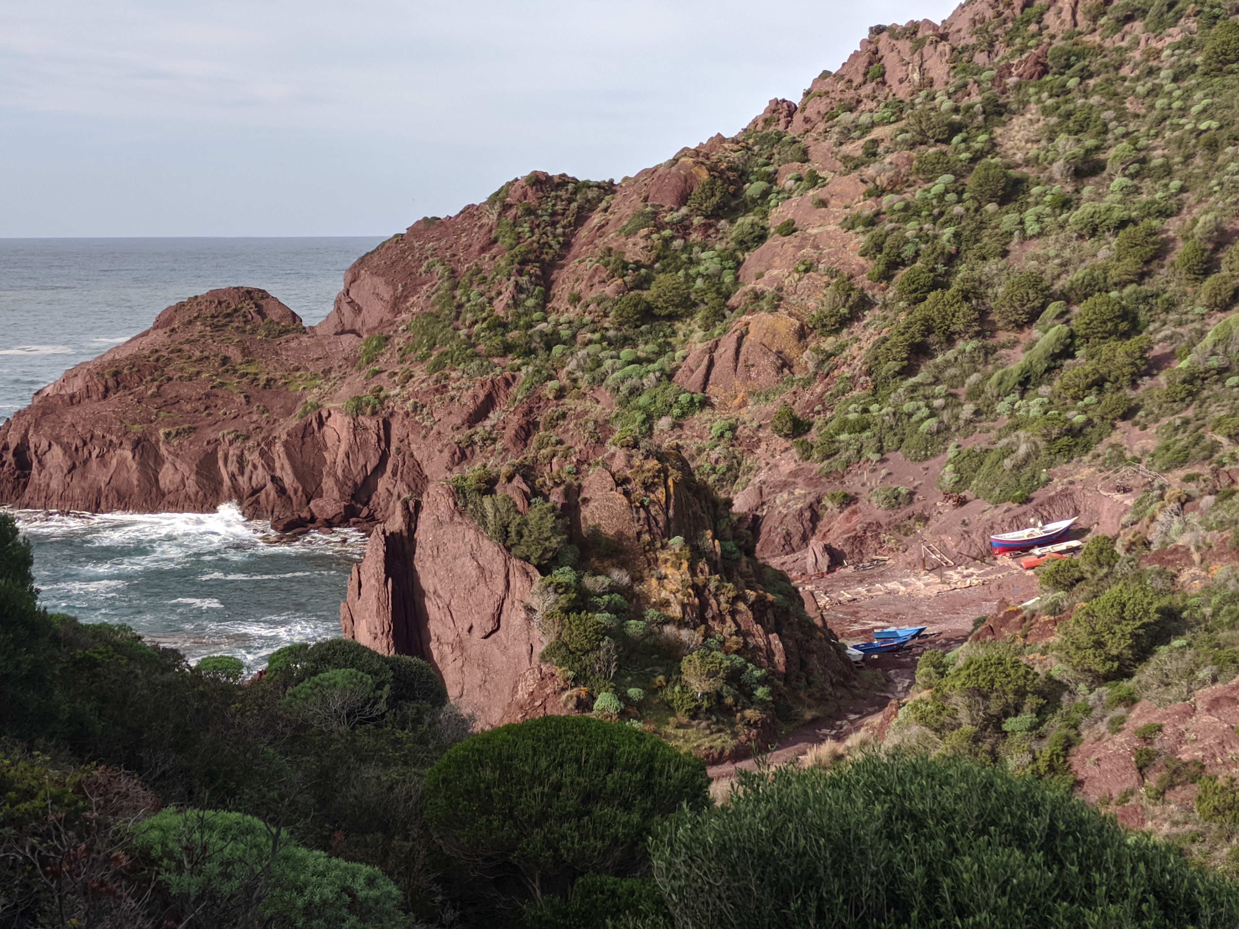 Sunset from the port