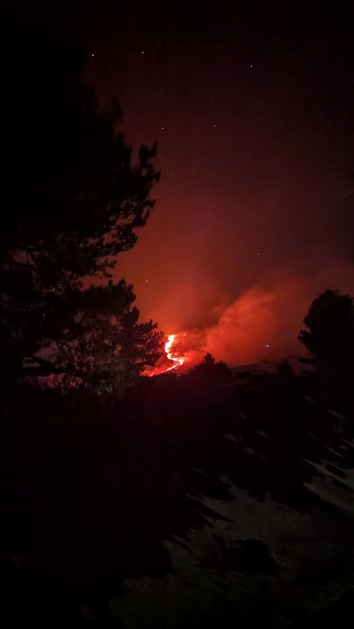 Etna lava flow