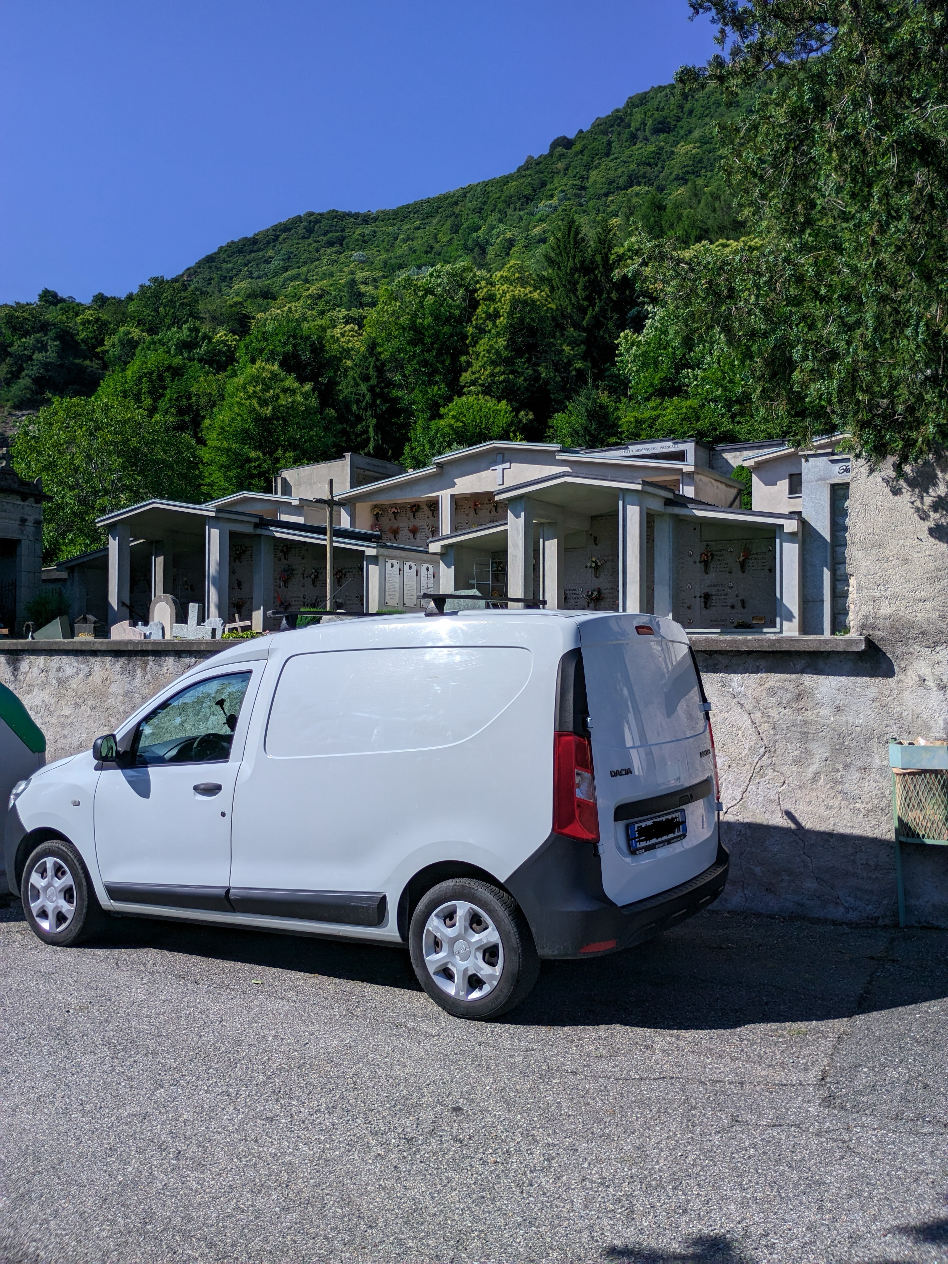 The van