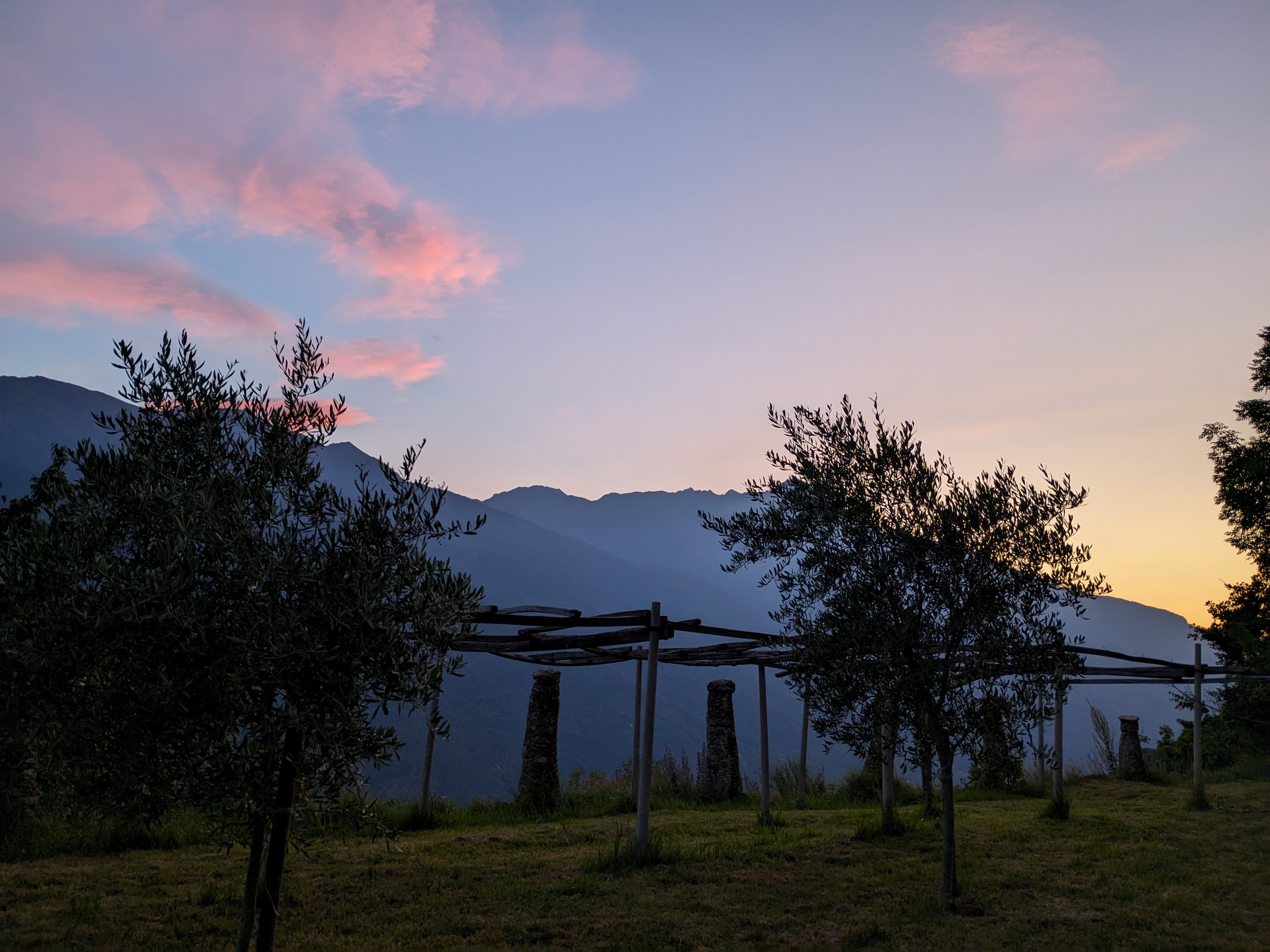 The land above the Via Francigena