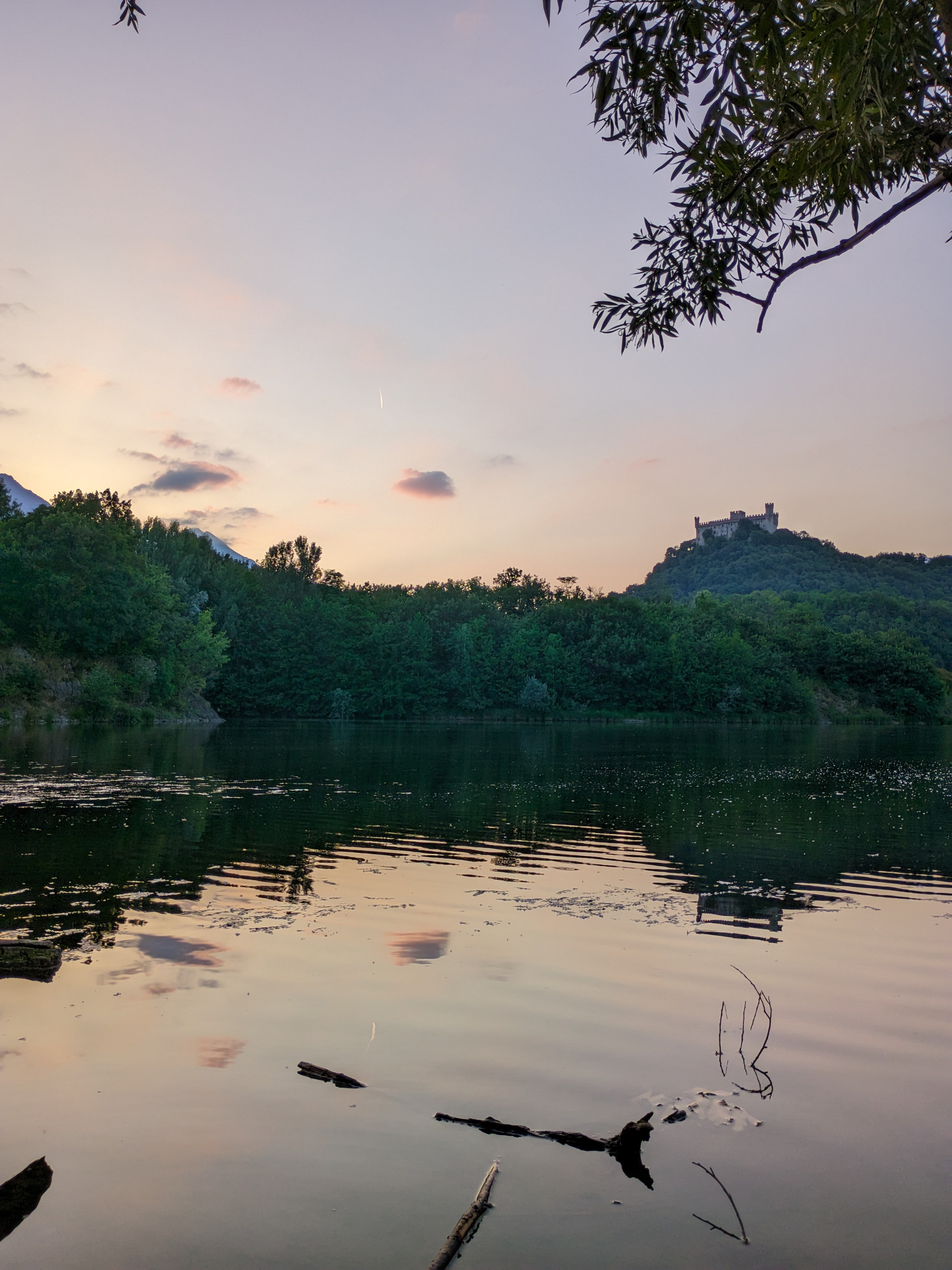 Lago Pistono at twilight