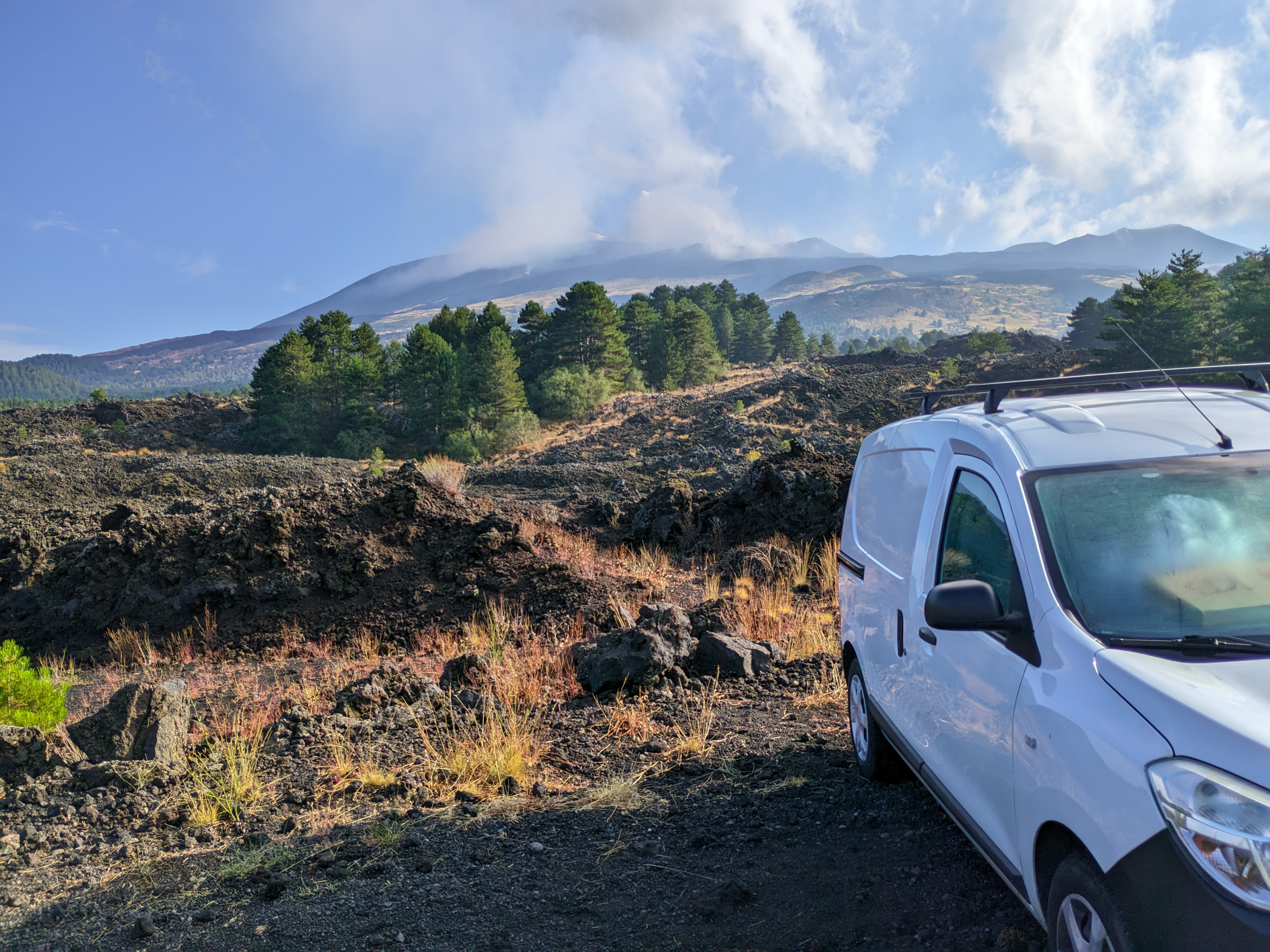 Etna from the van