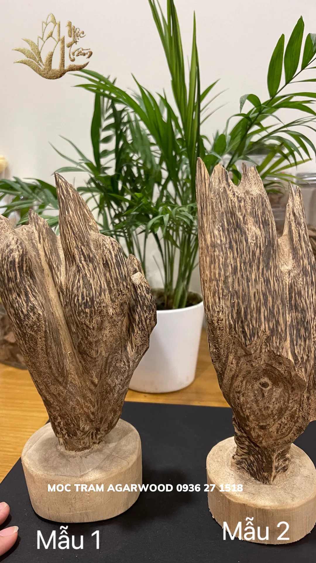 Hết hàng_Trầm hương cảnh - Trầm cảnh mini tự nhiên để bàn làm việc ông địa trang trí, thu hút tài lộc