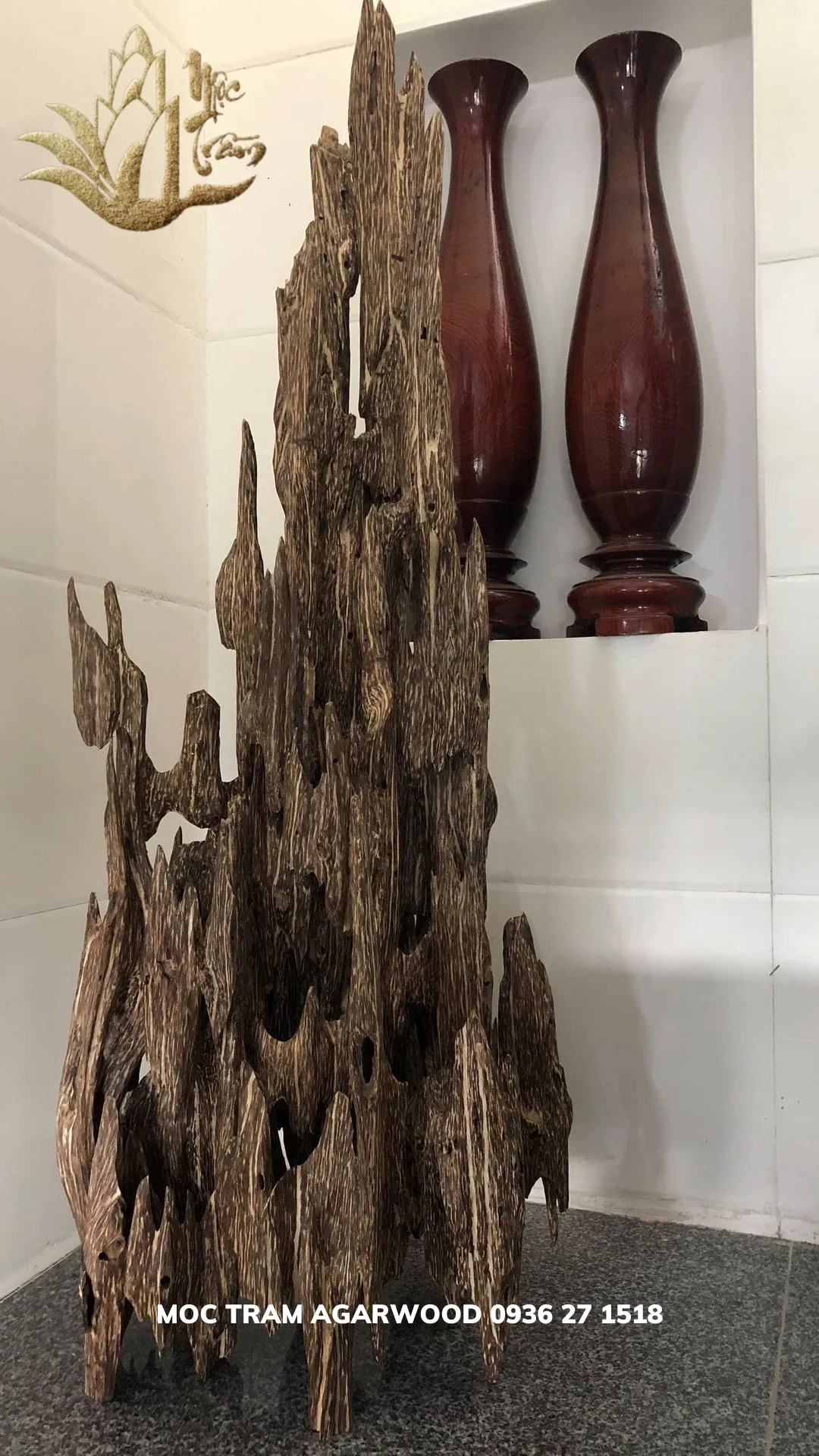 Hết hàng_Trầm hương cảnh - Trầm cảnh Tốc kiến vườn khối ghép lớn