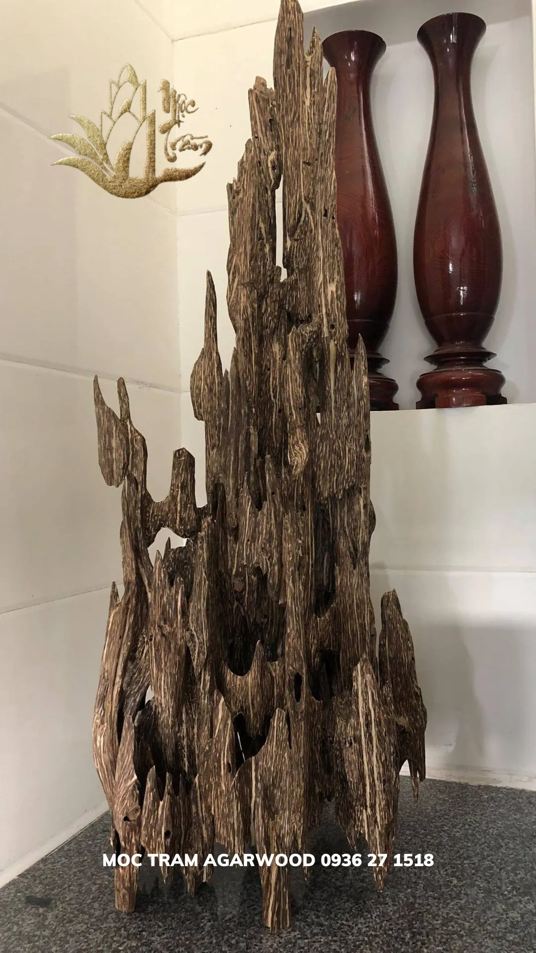 Hết hàng_Trầm hương cảnh - Trầm cảnh Tốc kiến vườn khối ghép lớn