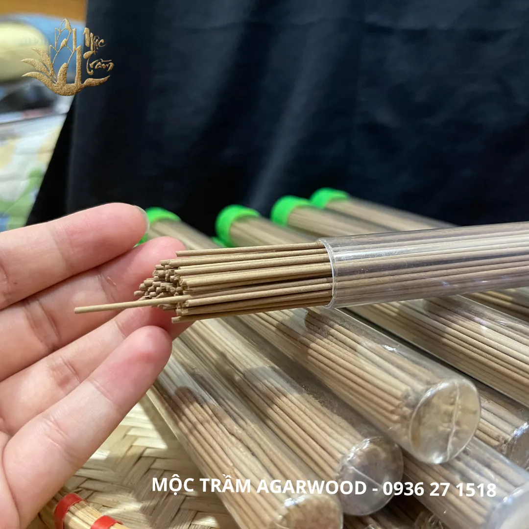 Cao cấp _Nhang trầm hương không tăm thiền, thưởng trầm, thư giãn, tẩy uế