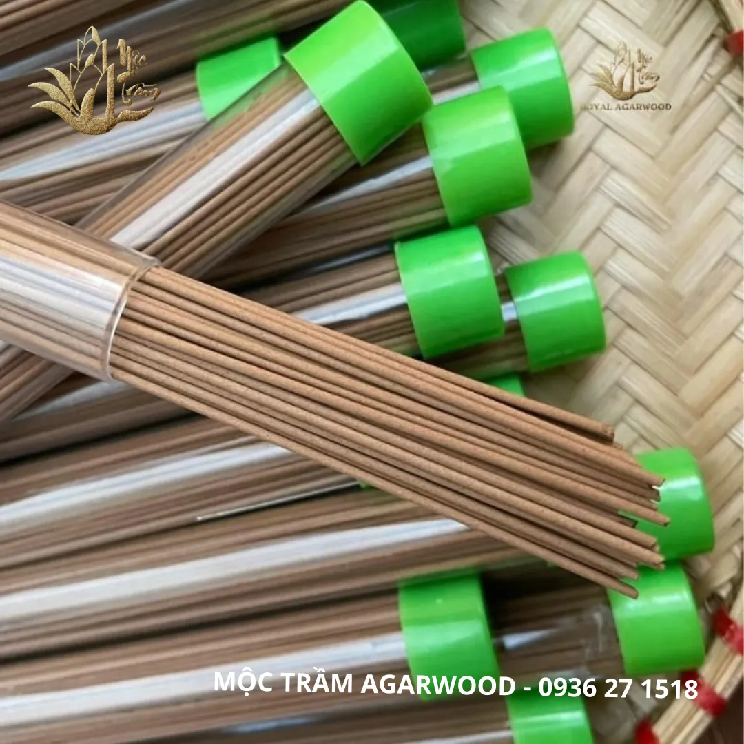 Cao cấp _Nhang trầm hương không tăm thiền, thưởng trầm, thư giãn, tẩy uế