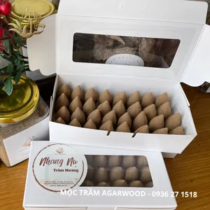 [Cao cấp] Nụ - viên nén trầm hương sử dụng thác khói chảy ngược 100% thành phần thiên nhiên [Hộp 32 nụ]