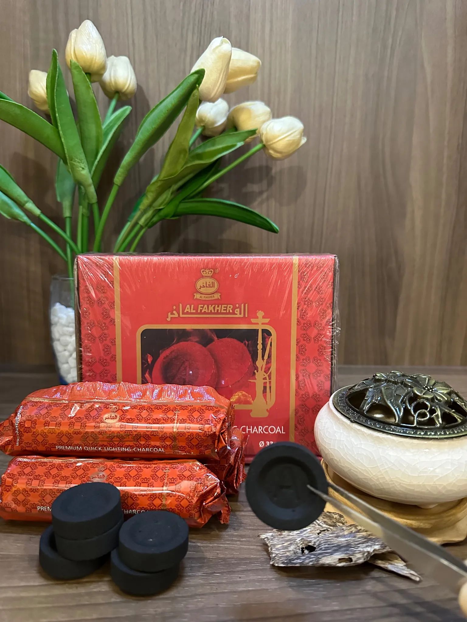 Than hoạt tính không khói xông trầm hương miếng - Than đốt trầm hương Mộc Trầm Agarwood