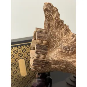 Vòng tay trầm hương bản lắc tay thô từ phôi trầm hương tự nhiên Trầm kiến Việt Nam