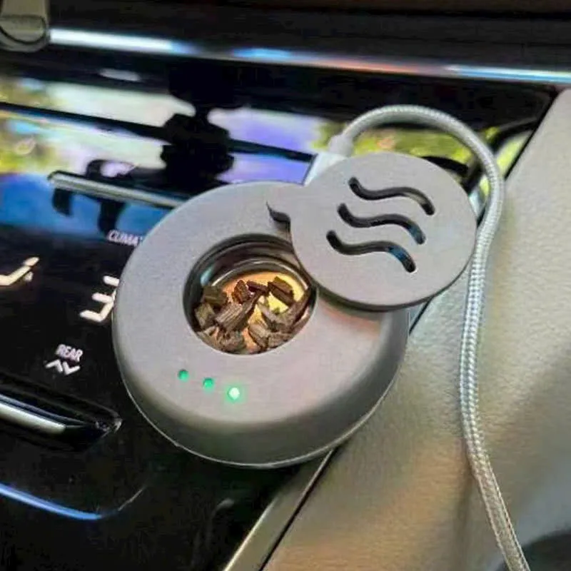 Tẩu xông trầm hương trên xe ô tô_ Đế xông tinh dầu xe ô tô bảo hành 1 tháng nguyên hộp phụ kiện Mộc Trầm Agarwood