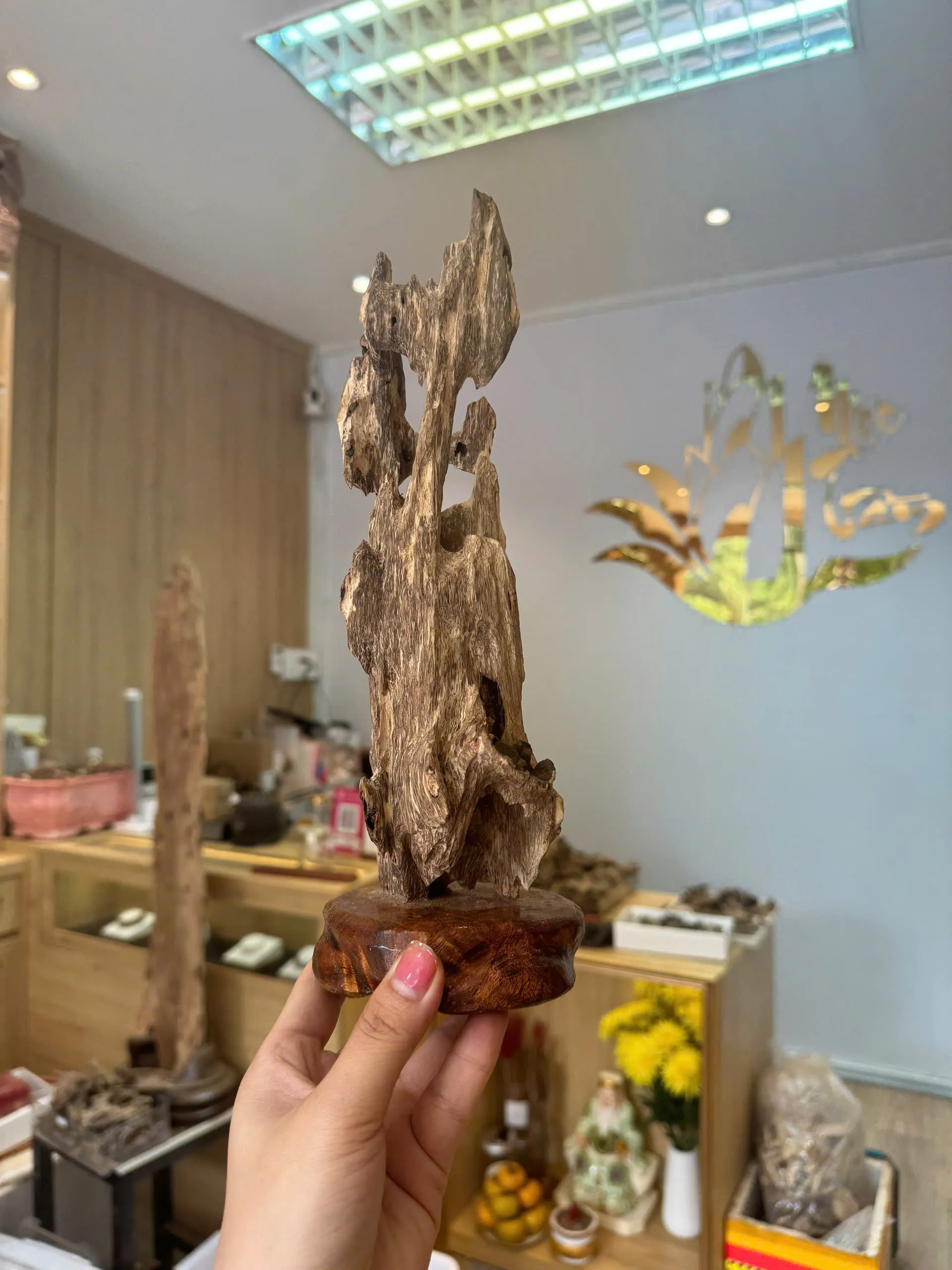 Hết hàng_Trầm Cảnh Khuôn Trang Trí Tủ Kệ