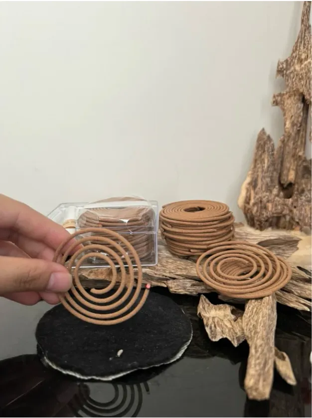 Trầm hương nén khoan tròn_nhang vòng trầm hương tự nhiên cháy 2 giờ Mộc Trầm Agarwood