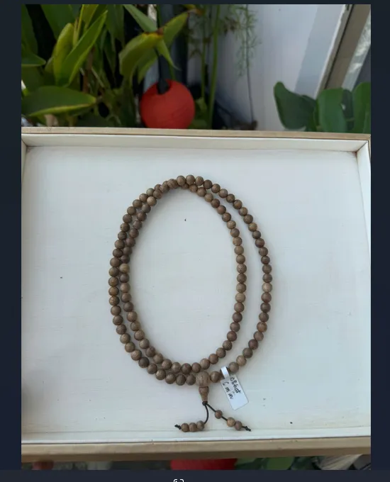 VÒNG TAY TRẦM HƯƠNG 108 HẠT_AN KHANG, SỨC KHỎE